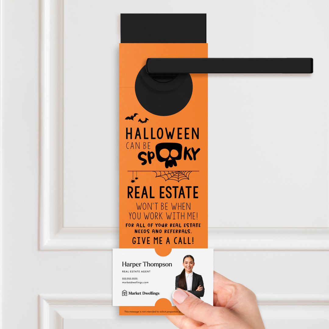 Halloween Can Be Spooky | Door Hangers Holiday Door Hanger Market Dwellings