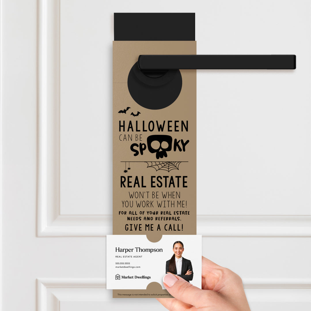 Halloween Can Be Spooky | Door Hangers Holiday Door Hanger Market Dwellings
