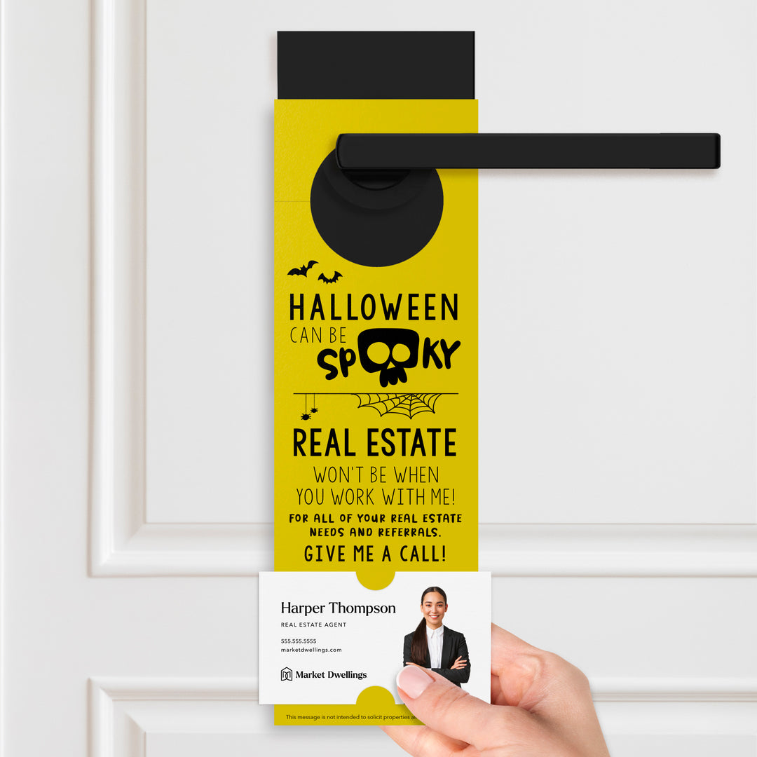 Halloween Can Be Spooky | Door Hangers Holiday Door Hanger Market Dwellings