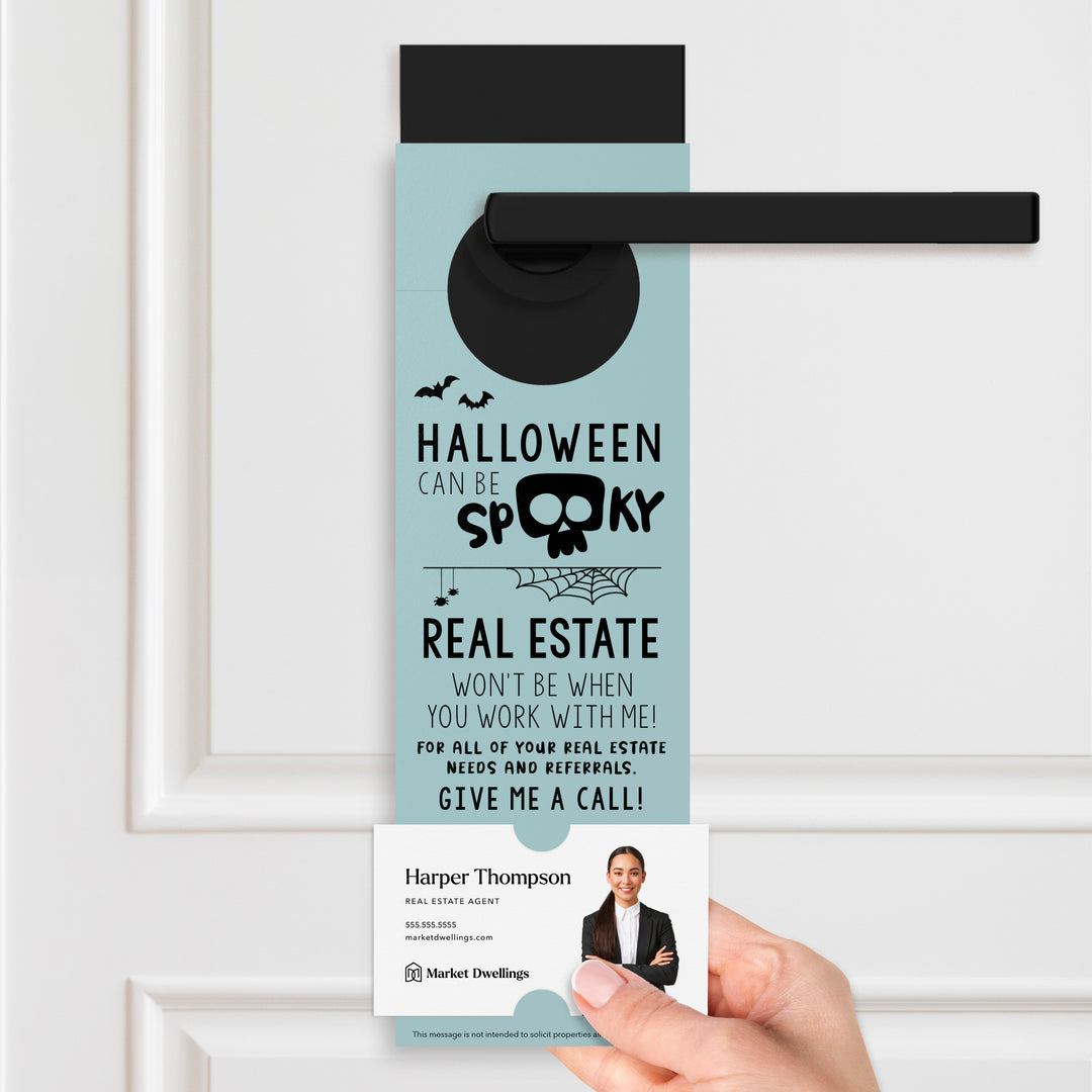 Halloween Can Be Spooky | Door Hangers Holiday Door Hanger Market Dwellings
