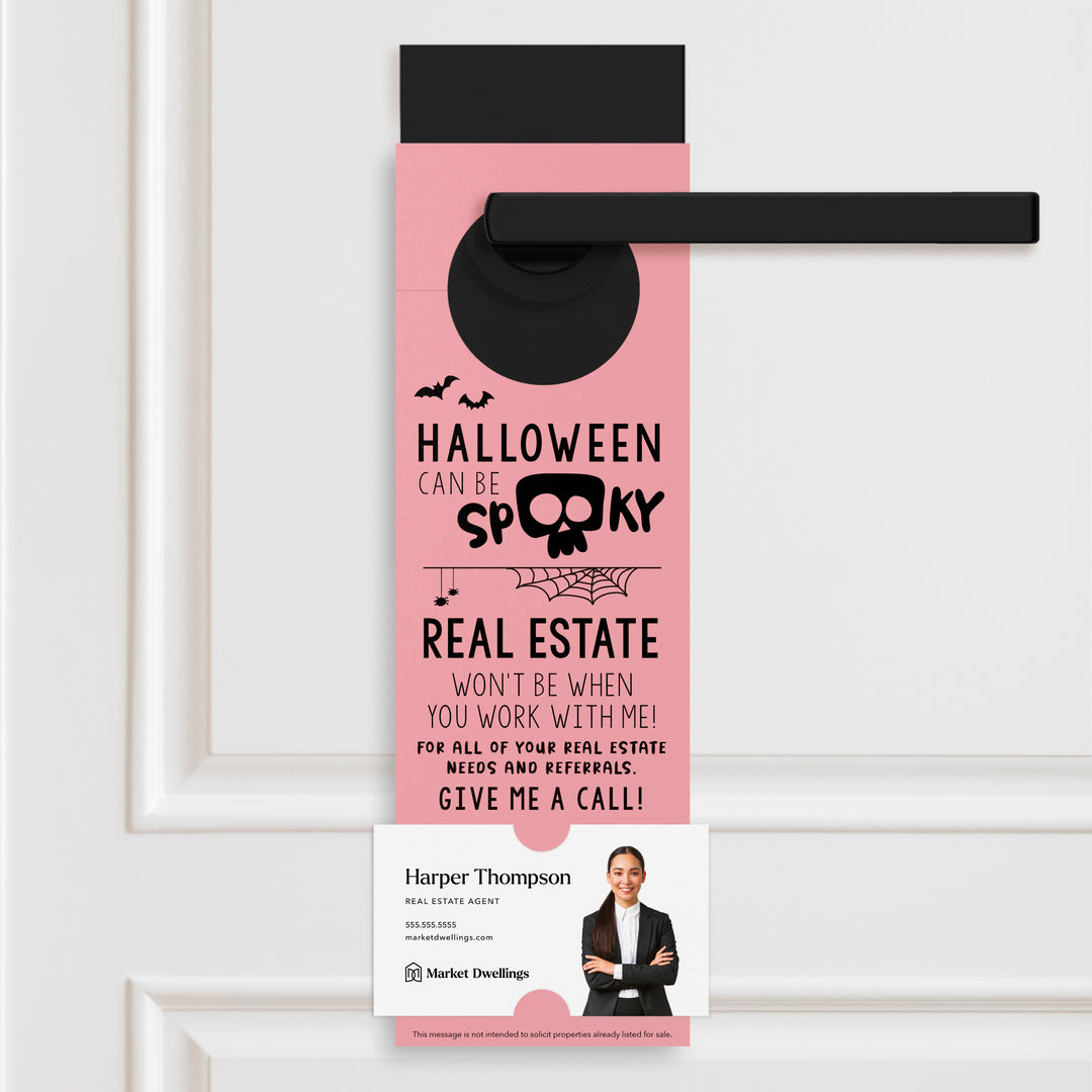Halloween Can Be Spooky | Door Hangers Holiday Door Hanger Market Dwellings LIGHT PINK