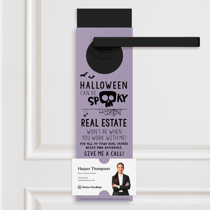 Halloween Can Be Spooky | Door Hangers Holiday Door Hanger Market Dwellings LIGHT PURPLE