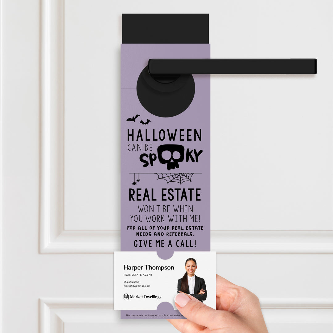Halloween Can Be Spooky | Door Hangers Holiday Door Hanger Market Dwellings
