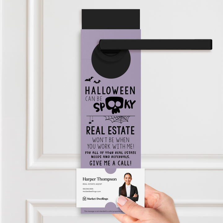 Halloween Can Be Spooky | Door Hangers Holiday Door Hanger Market Dwellings