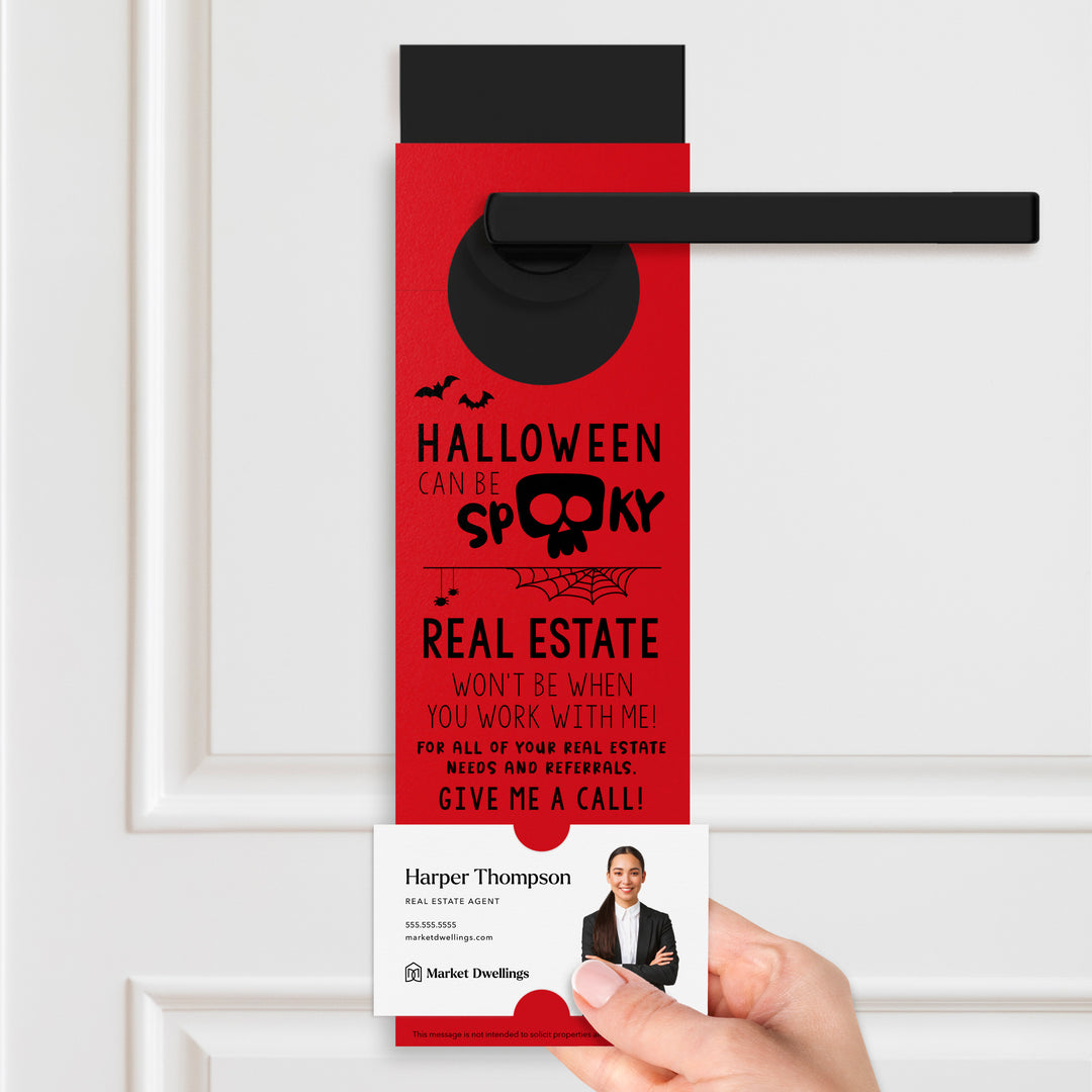 Halloween Can Be Spooky | Door Hangers Holiday Door Hanger Market Dwellings