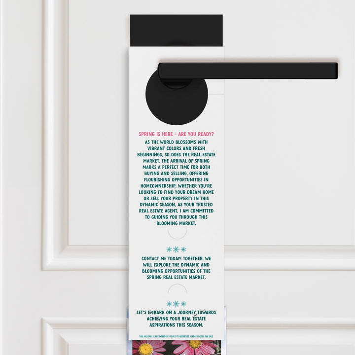 The Real Estate Market Is Blooming | Door Hangers Season Door Hanger Market Dwellings