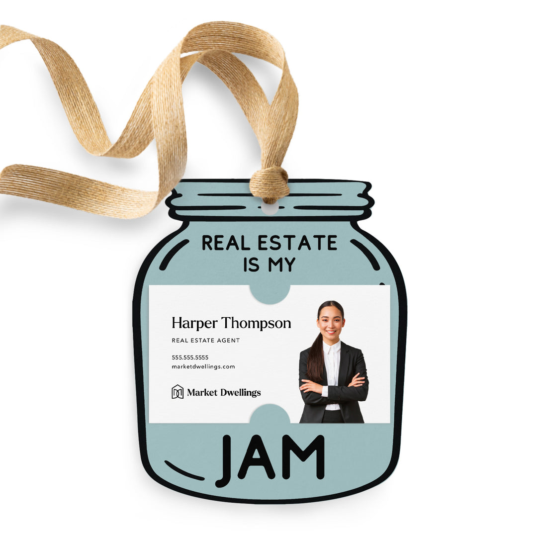Real Estate is my Jam | Gift Tags Gift Tag Market Dwellings LIGHT BLUE