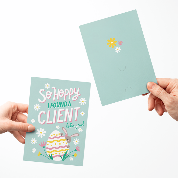 Set of So Hoppy I Found A Client Like You! Greeting Cards | Envelopes Included Greeting Card Market Dwellings