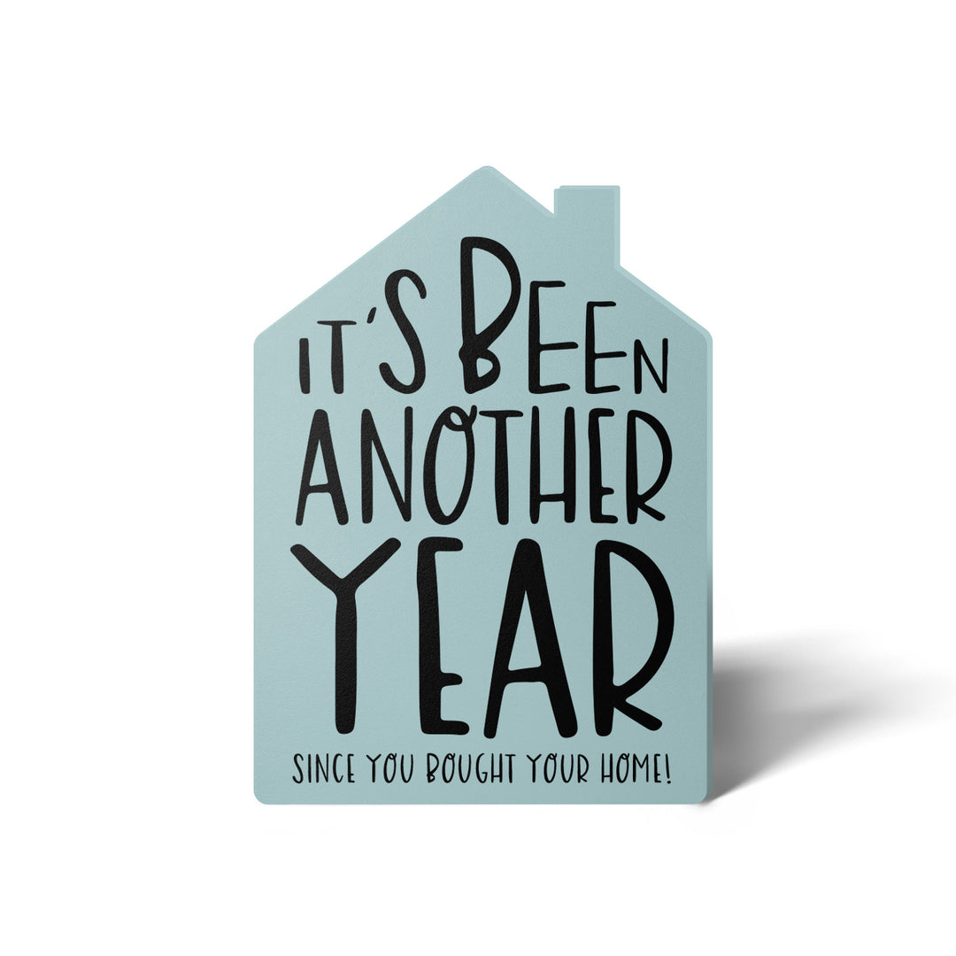 Set of "It's Been Another Year" Home Anniversary Greeting Cards | Envelopes Included | 14-GC002 Greeting Card Market Dwellings LIGHT BLUE