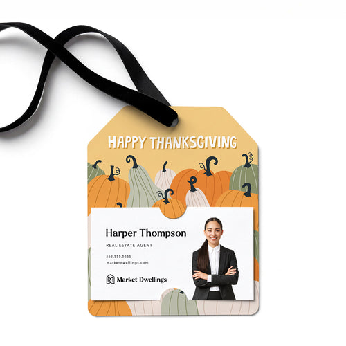 Happy Thanksgiving | Gift Tags Gift Tag Market Dwellings TANGERINE 12