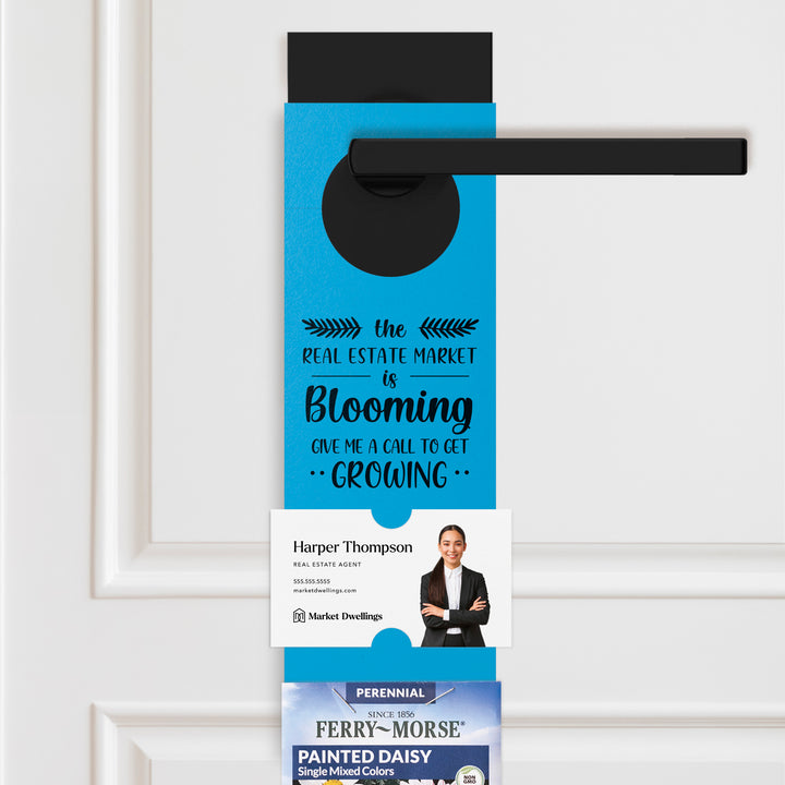 The Real Estate Market is Blooming | Seed Packet Door Hangers Season Door Hanger Market Dwellings ARCTIC