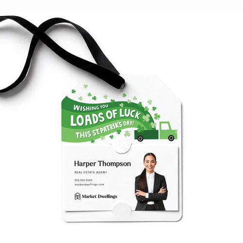 Wishing You Loads Of Luck this St. Patrick's Day! | Gift Tags Gift Tag Market Dwellings GREEN 12
