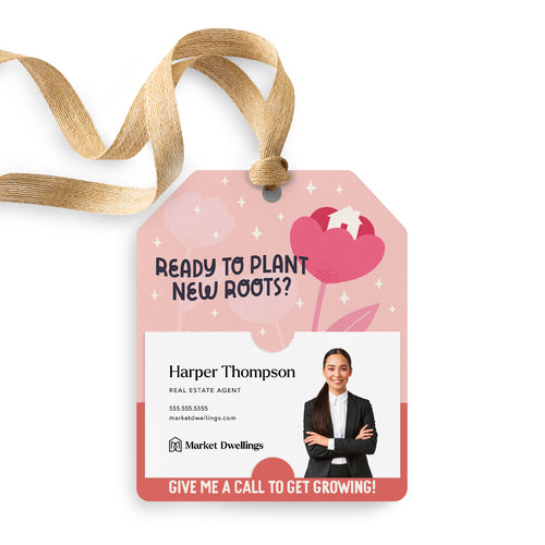 Ready To Plant New Roots? | Gift Tags Gift Tag Market Dwellings BLUSH 12