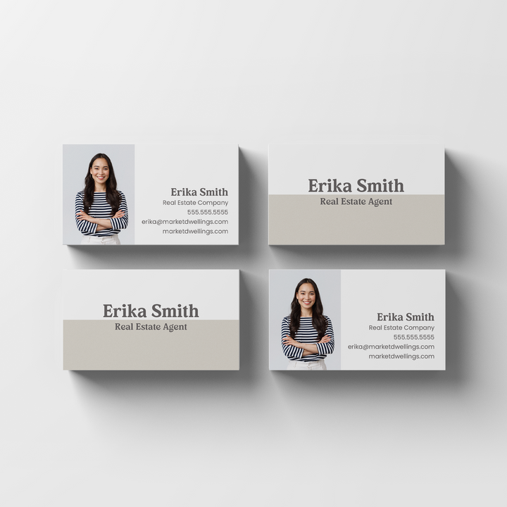 Clean Slate Minimalist Business Cards | BC-01 Business Cards Market Dwellings