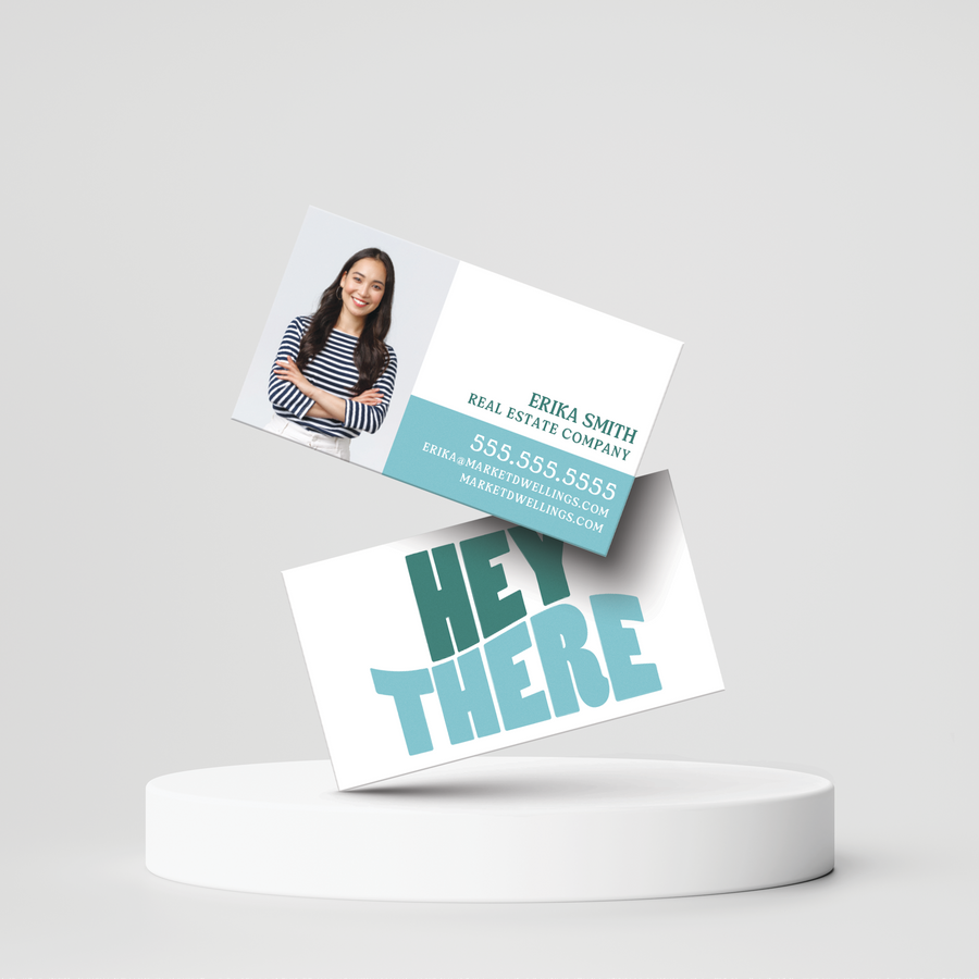 Hey There | Business Cards | BC-09-AB Business Cards Market Dwellings SKY Square