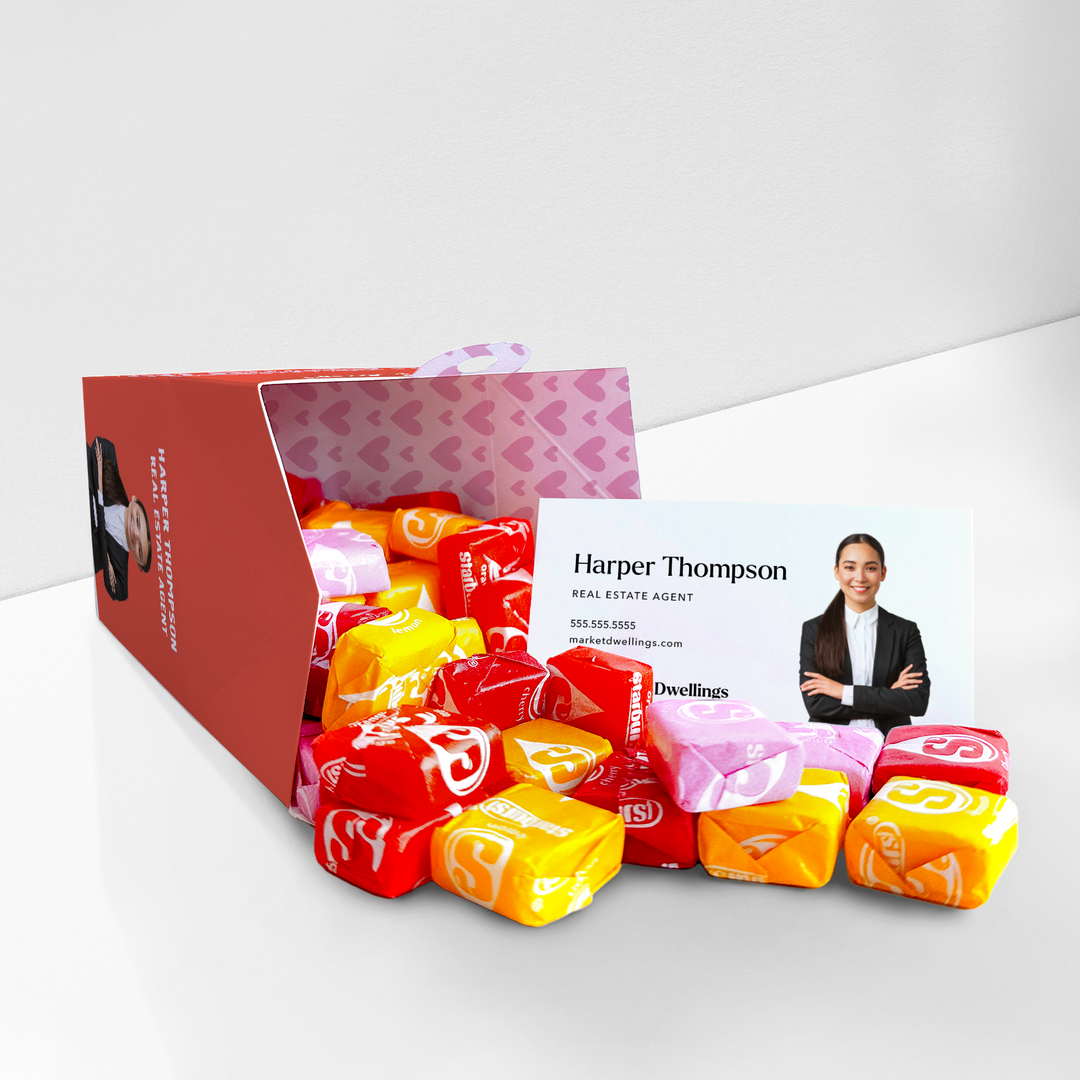 Thanks For The Love Valentine's Day Pop By Box | Real Estate | 34-BX1-AB Holiday Pop By Box Market Dwellings
