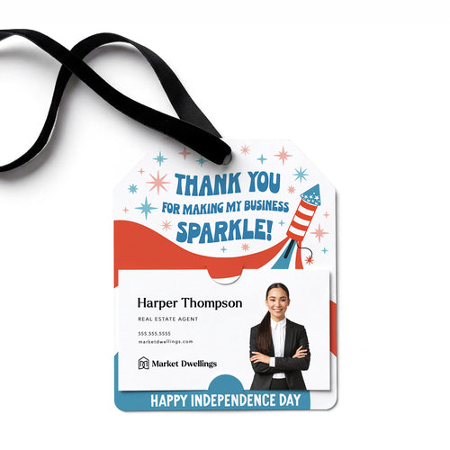 Thank You For Making My Business Sparkle! | Gift Tags Gift Tag Market Dwellings