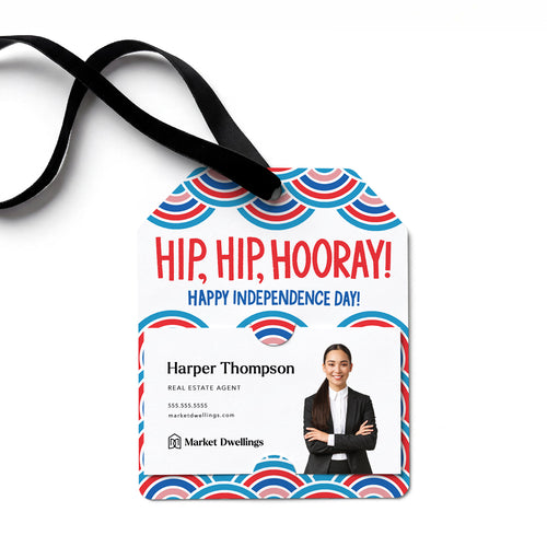 Hip, Hip, Hooray! Happy Independence Day! | Gift Tags Gift Tag Market Dwellings