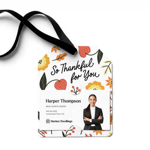 So Thankful for You | Gift Tags Gift Tag Market Dwellings