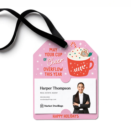 May Your Cup of Cheer Overflow This Year | Gift Tags Gift Tag Market Dwellings