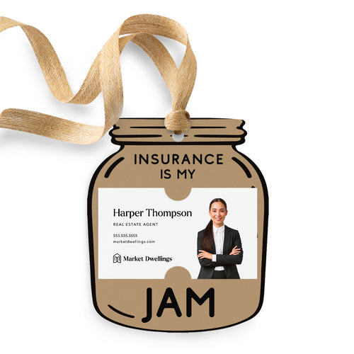 Insurance is my Jam | Gift Tags Gift Tag Market Dwellings KRAFT 12
