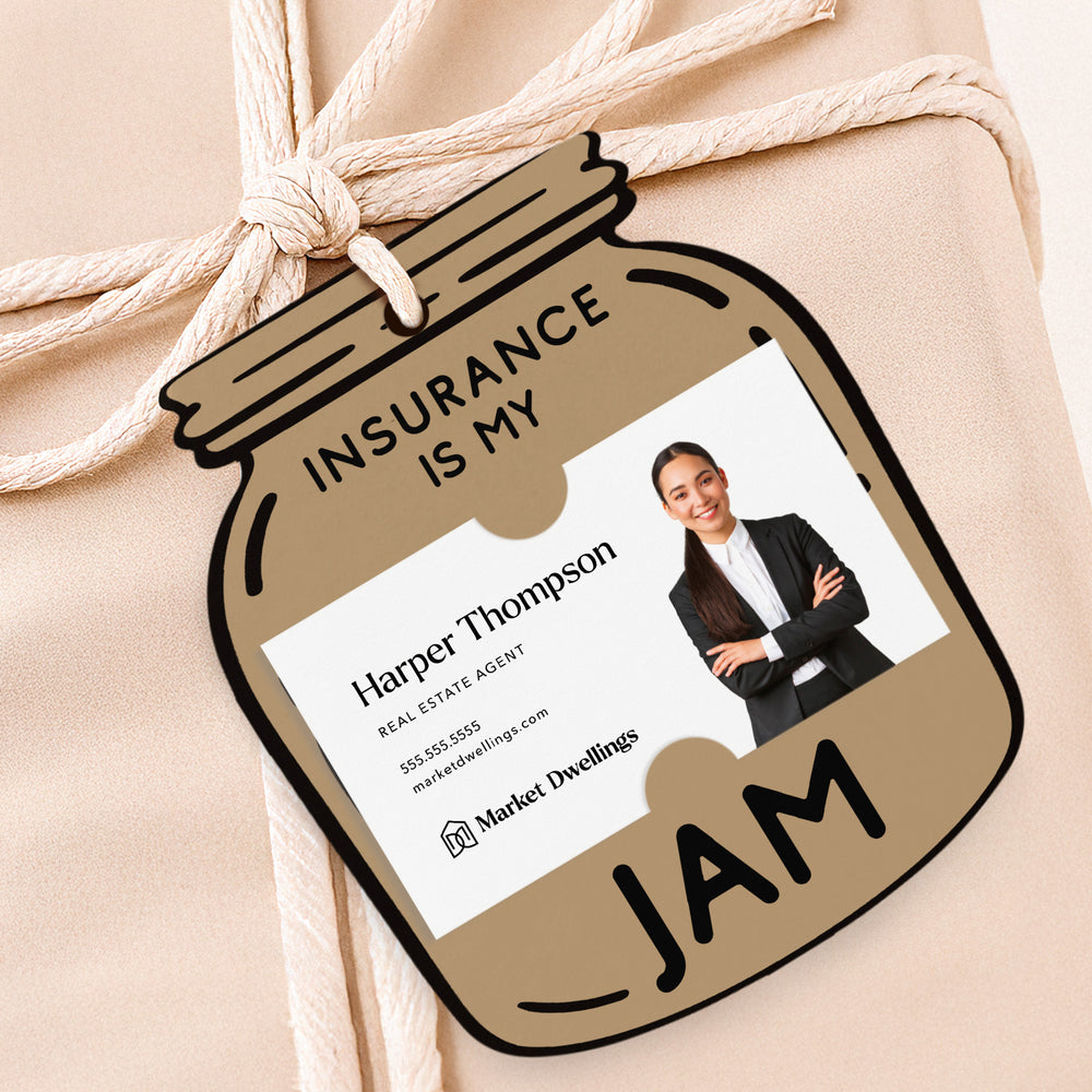 Insurance is my Jam | Gift Tags Gift Tag Market Dwellings