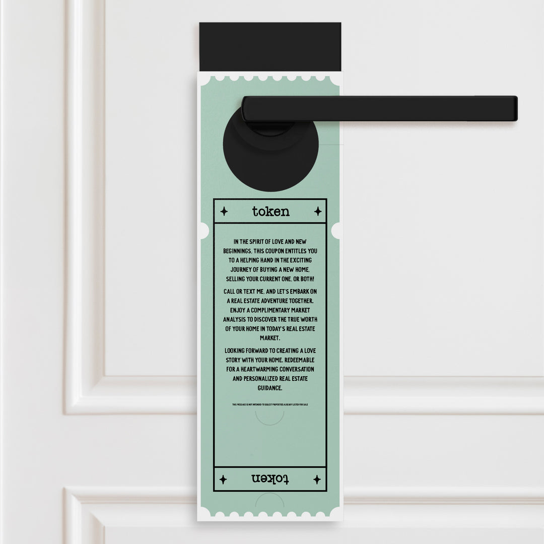 Free Consultation To Find Your Dream Home | Valentine's Day Door Hangers Holiday Door Hanger Market Dwellings