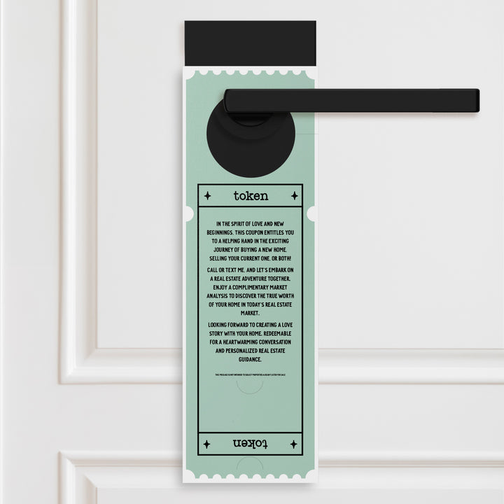 Free Consultation To Find Your Dream Home | Valentine's Day Door Hangers Holiday Door Hanger Market Dwellings