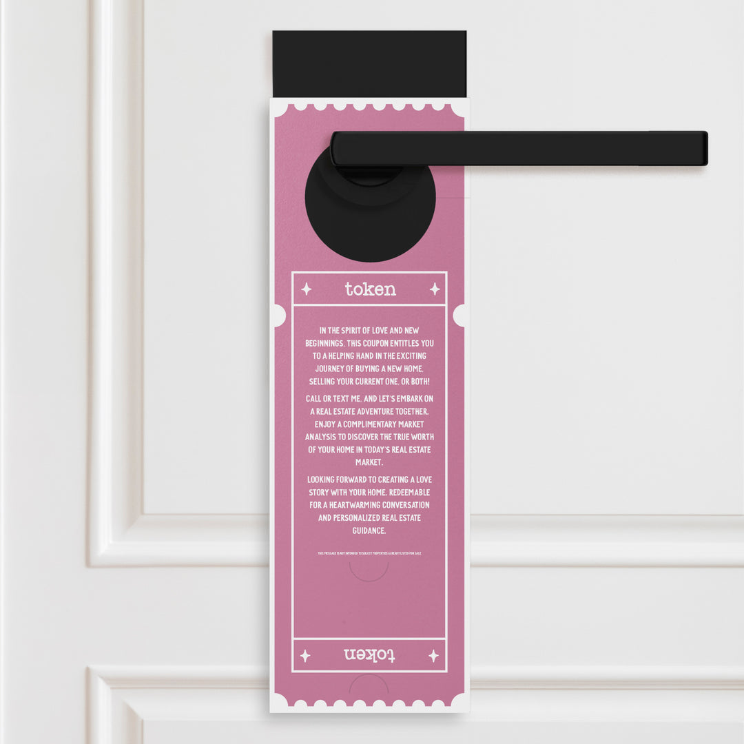 Free Consultation To Find Your Dream Home | Valentine's Day Door Hangers Holiday Door Hanger Market Dwellings