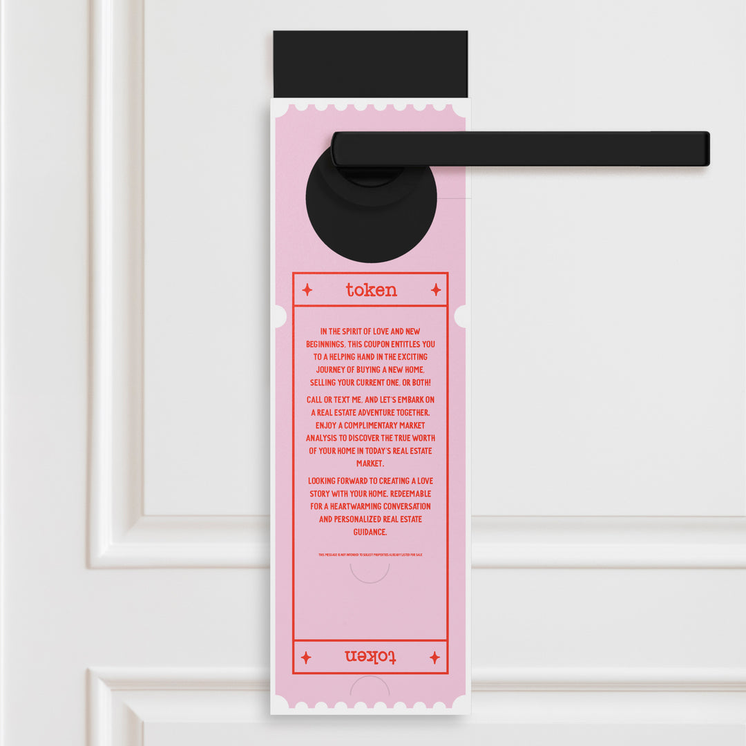 Free Consultation To Find Your Dream Home | Valentine's Day Door Hangers Holiday Door Hanger Market Dwellings