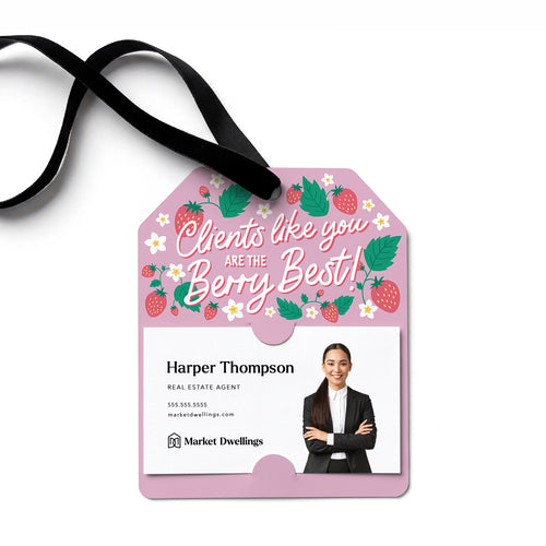 Clients Like You Are The Berry Best! | Gift Tags Gift Tag Market Dwellings