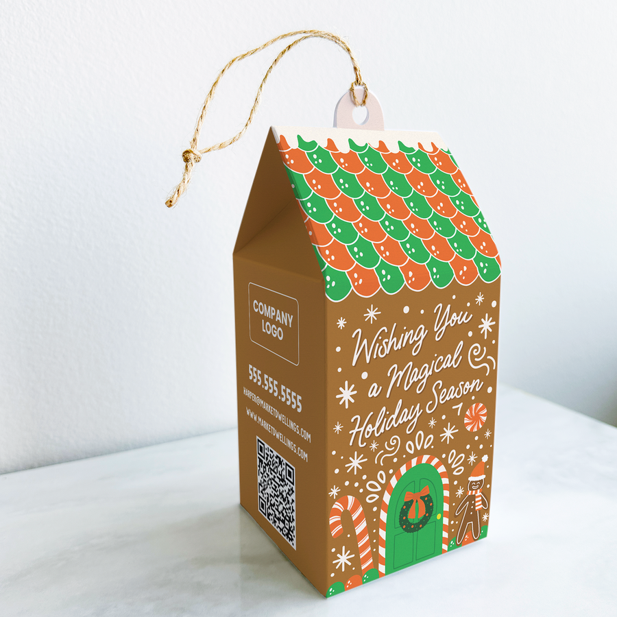 Gingerbread House Wishing You A Magical Holiday Season Pop By Box | Real Estate | 23-BX1 Pop By Box Market Dwellings   