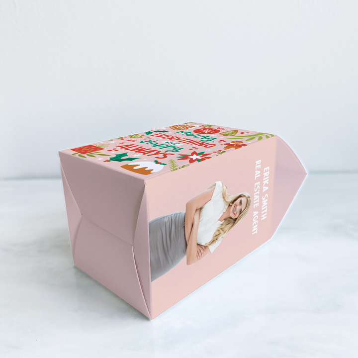 Merry Everything and Happy Always Pop By Box | Real Estate | 21-BX1 Holiday Pop By Box Market Dwellings