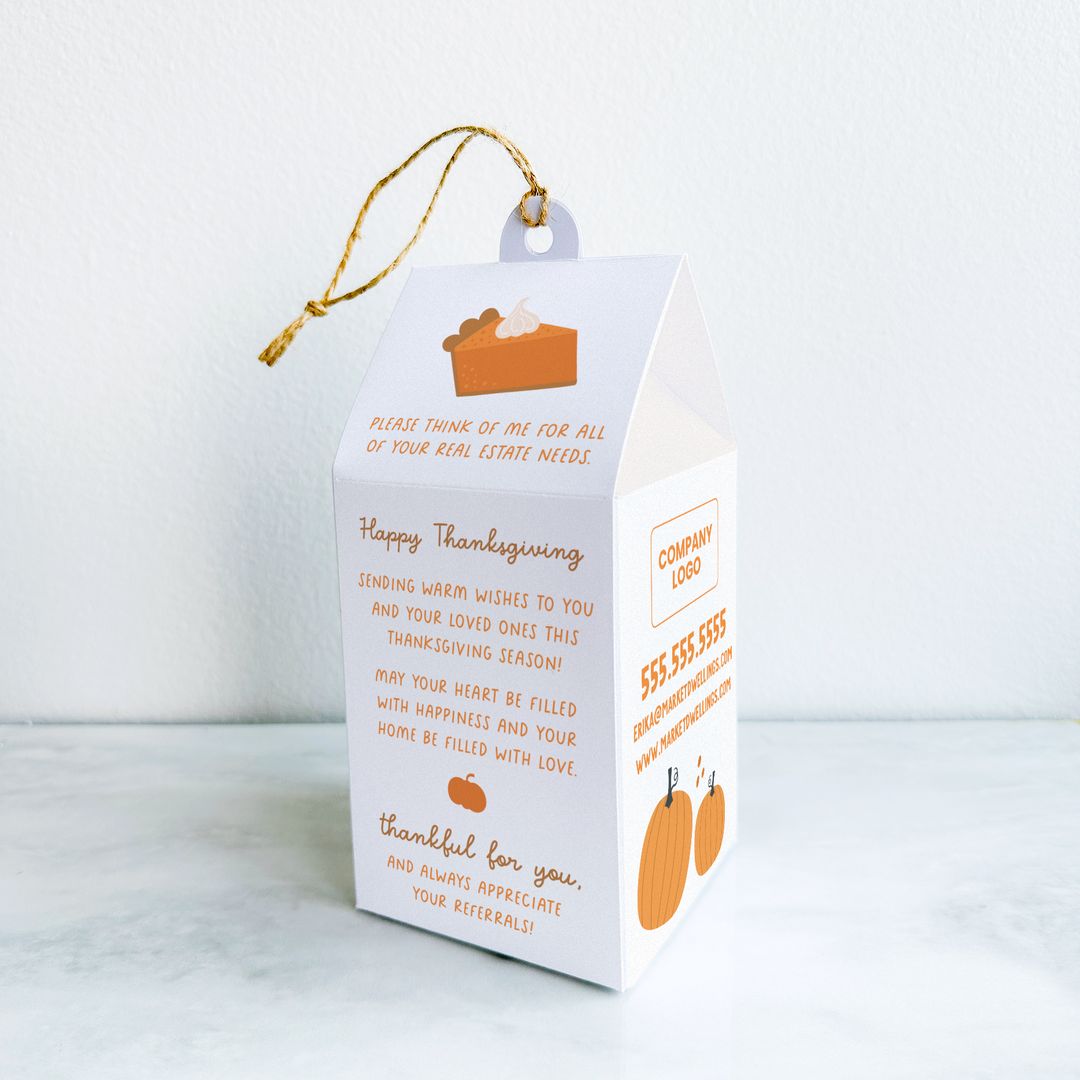 Clients Like You Are Sweeter Than Pie Pop By Box | Thanksgiving | Real Estate | 12-BX1 Holiday Pop By Box Market Dwellings