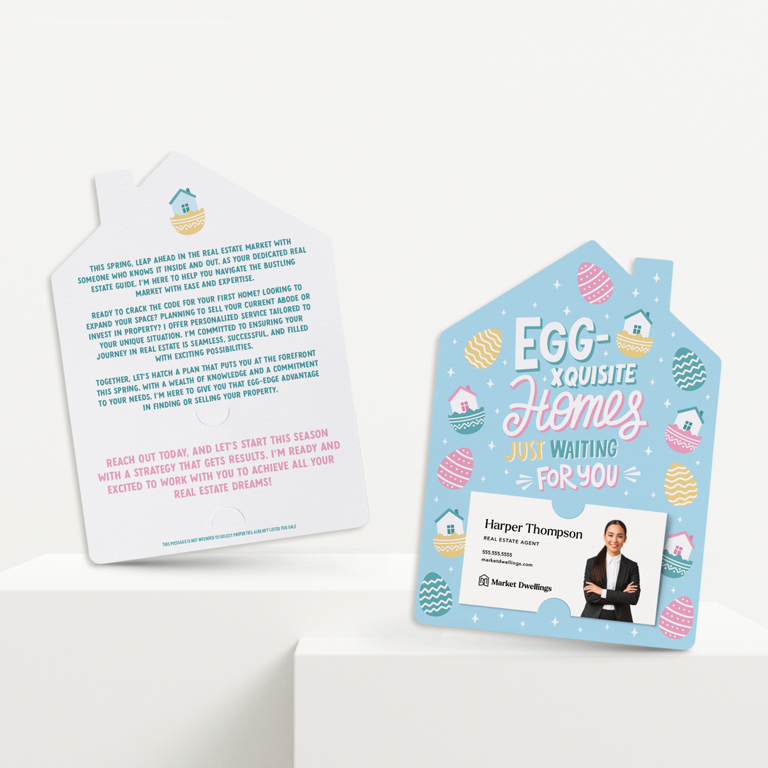 Set of Egg-xquisite Homes Just Waiting For You | Mailers | Envelopes Included | M264-M001-AB Mailer Market Dwellings