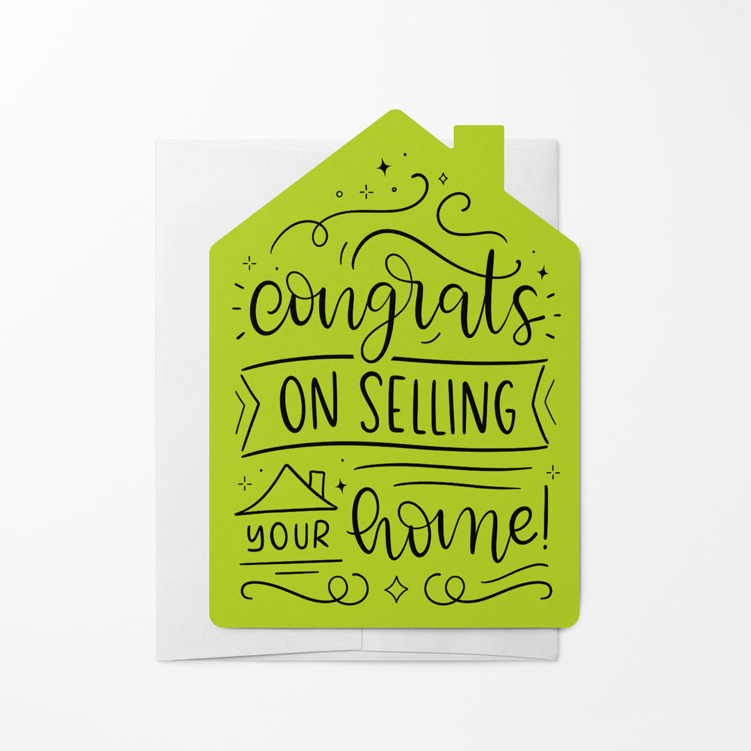 Set of Congrats on Selling Your Home Real Estate Agent Greeting Cards | Envelopes Included | 32-GC002 Greeting Card Market Dwellings
