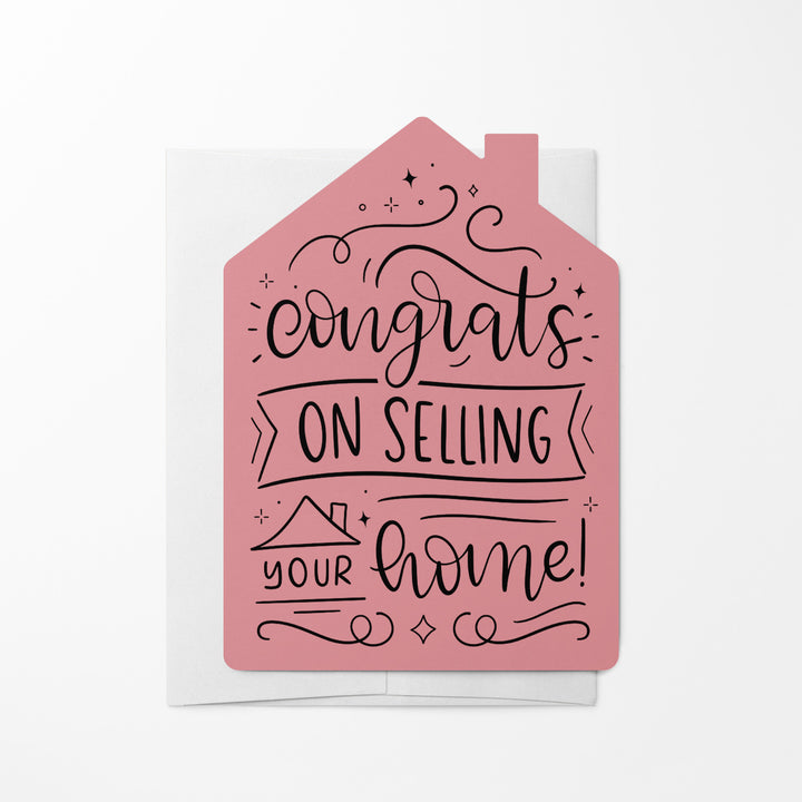 Set of Congrats on Selling Your Home Real Estate Agent Greeting Cards | Envelopes Included | 32-GC002
