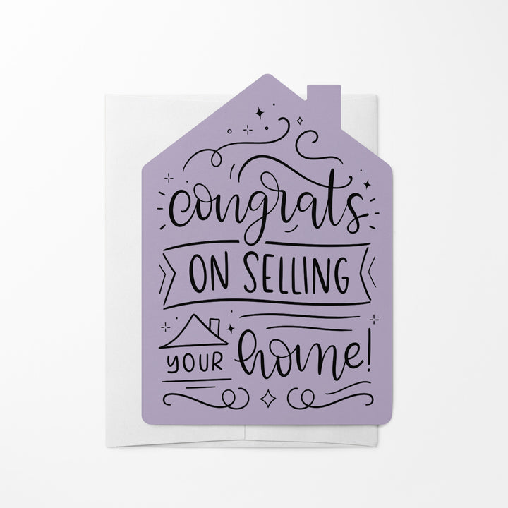 Set of Congrats on Selling Your Home Real Estate Agent Greeting Cards | Envelopes Included | 32-GC002