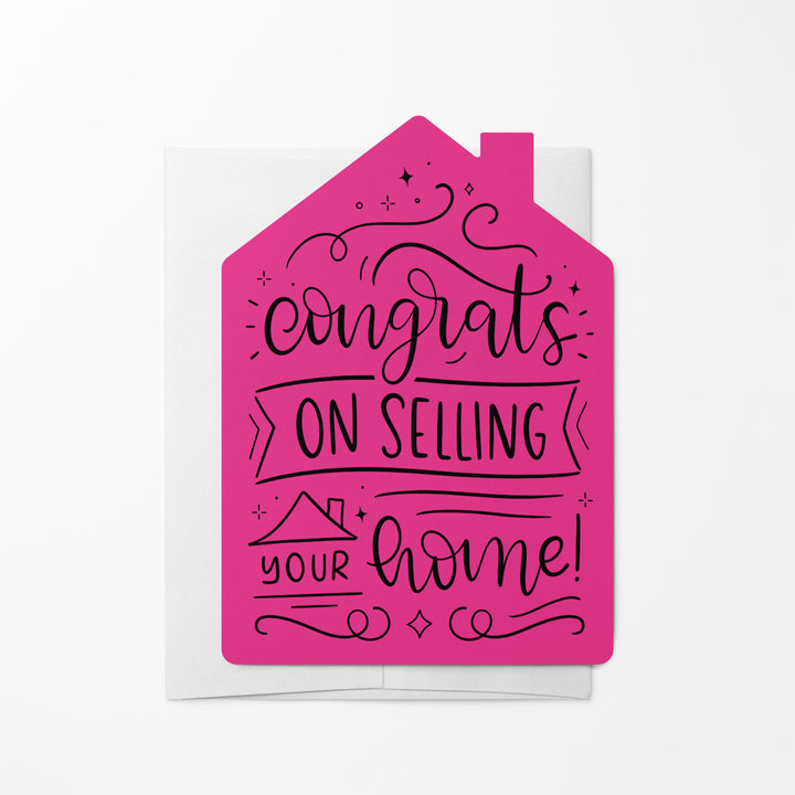 Set of Congrats on Selling Your Home Real Estate Agent Greeting Cards | Envelopes Included | 32-GC002