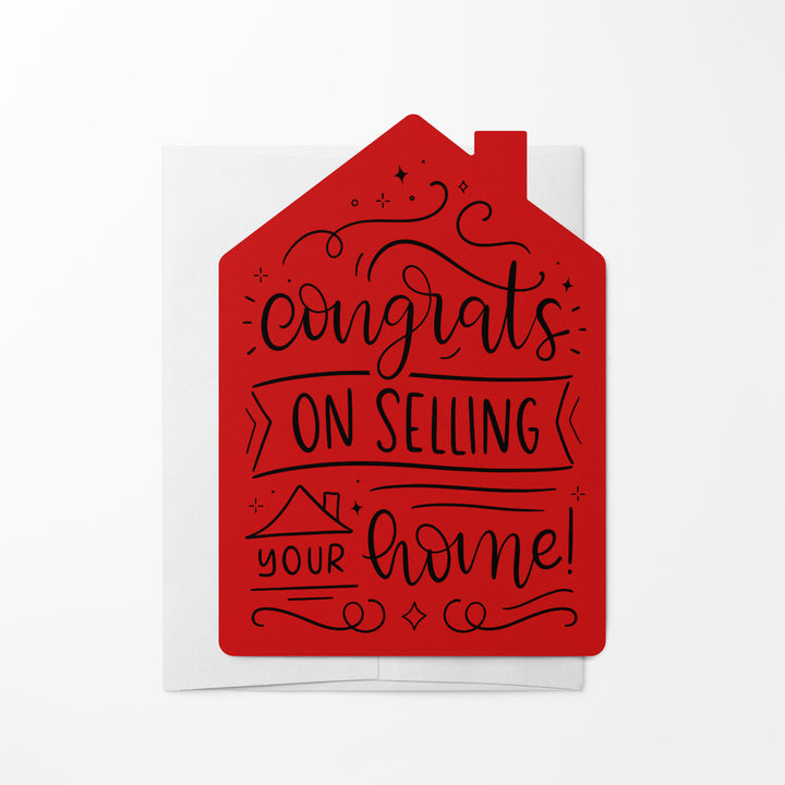 Set of Congrats on Selling Your Home Real Estate Agent Greeting Cards | Envelopes Included | 32-GC002