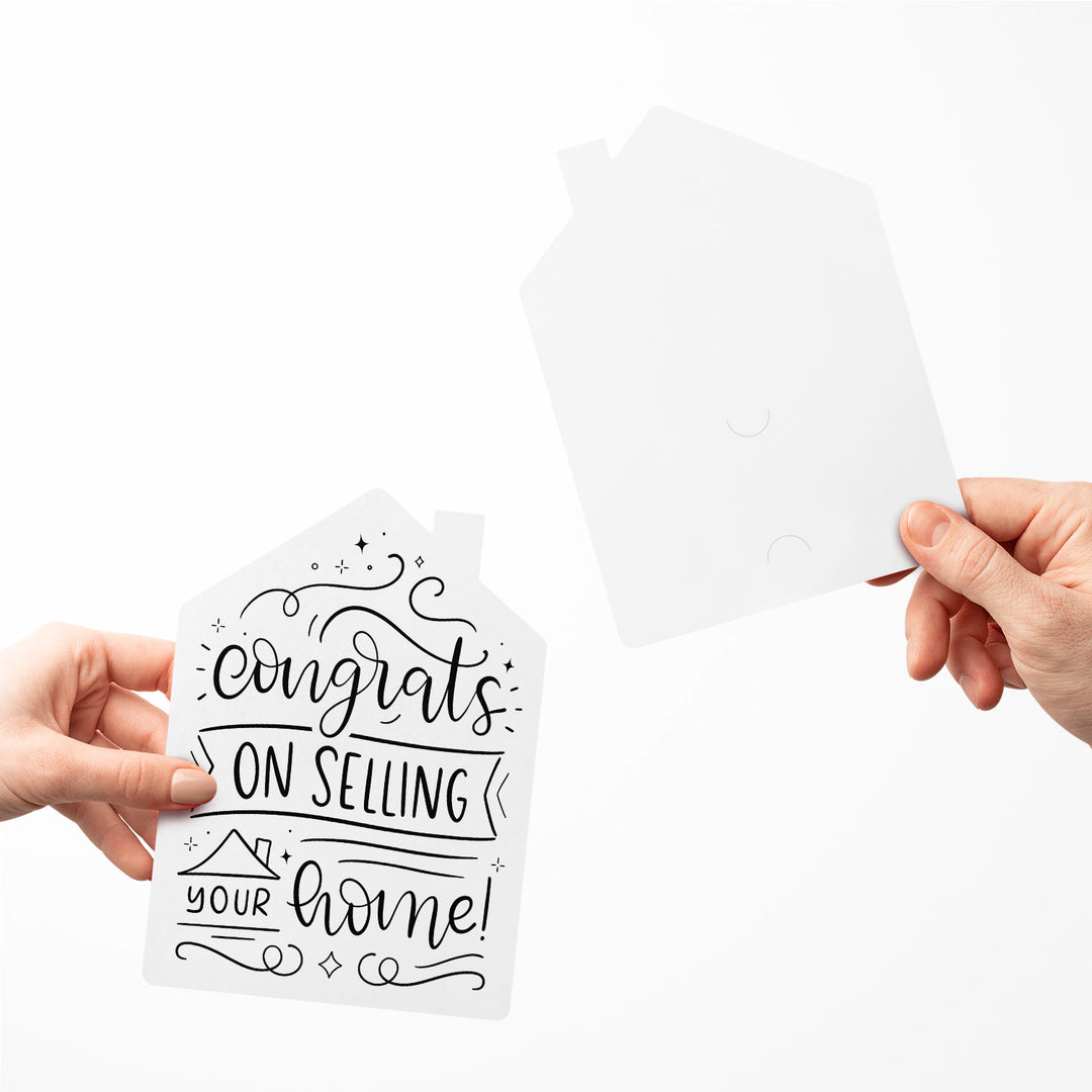 Set of Congrats on Selling Your Home Real Estate Agent Greeting Cards | Envelopes Included | 32-GC002