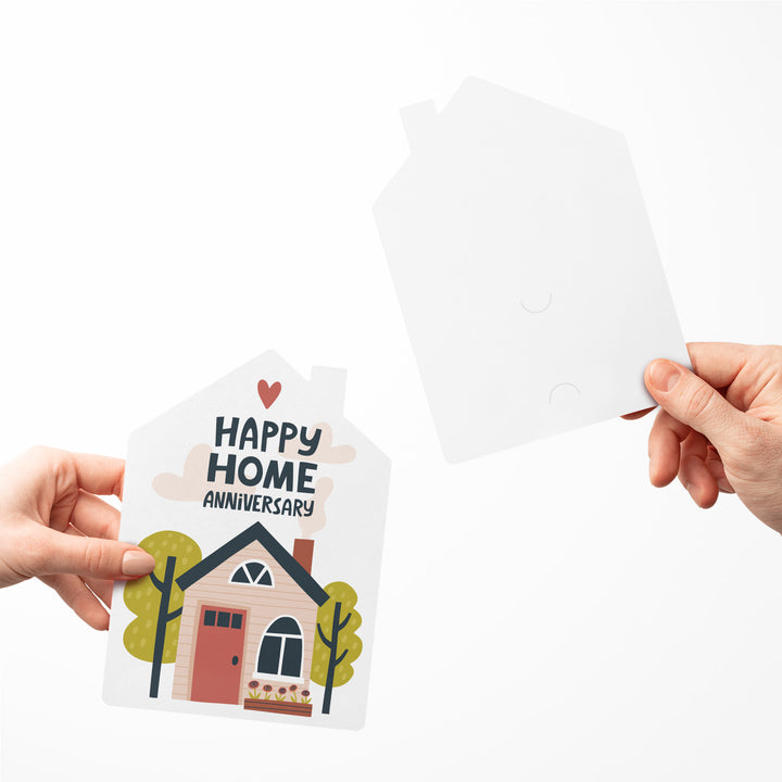 Set of Happy Home Anniversary Greeting Cards | Envelopes Included | 33-GC002 Greeting Card Market Dwellings