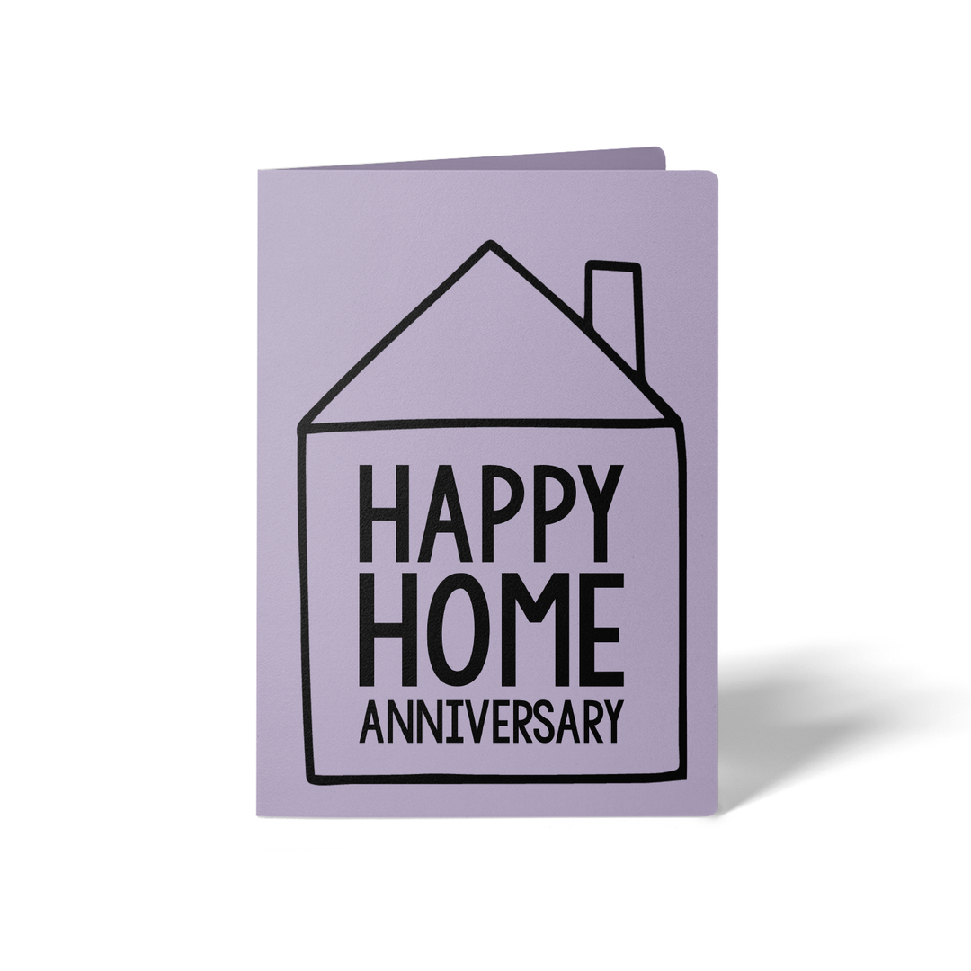 Set of Happy Home Anniversary Greeting Cards | Envelopes Included