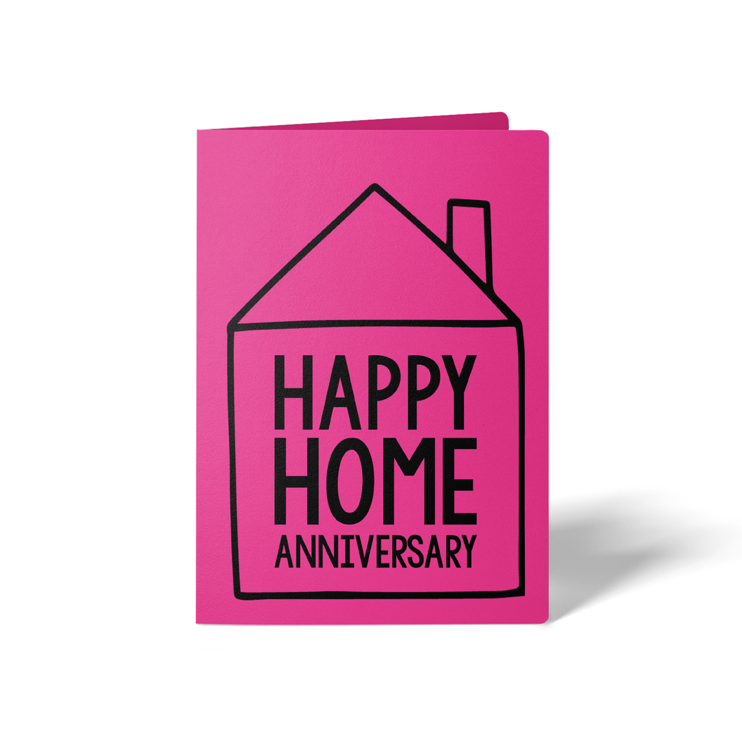 Set of Happy Home Anniversary Greeting Cards | Envelopes Included