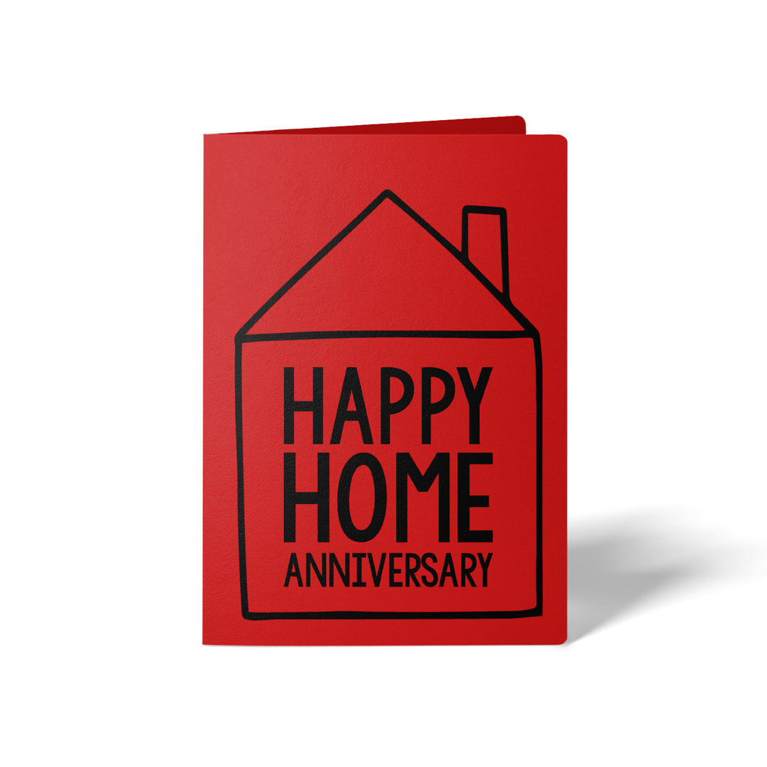 Set of Happy Home Anniversary Greeting Cards | Envelopes Included