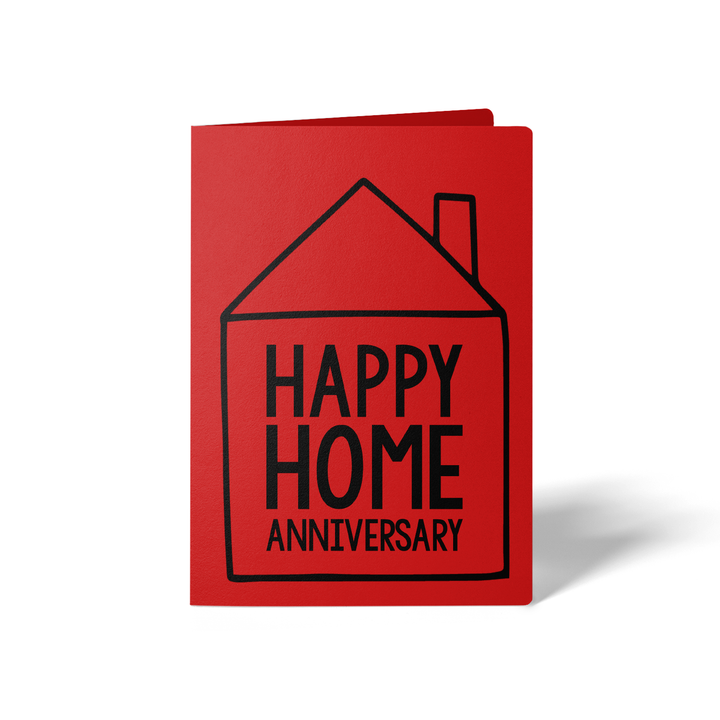 Set of Happy Home Anniversary Greeting Cards | Envelopes Included