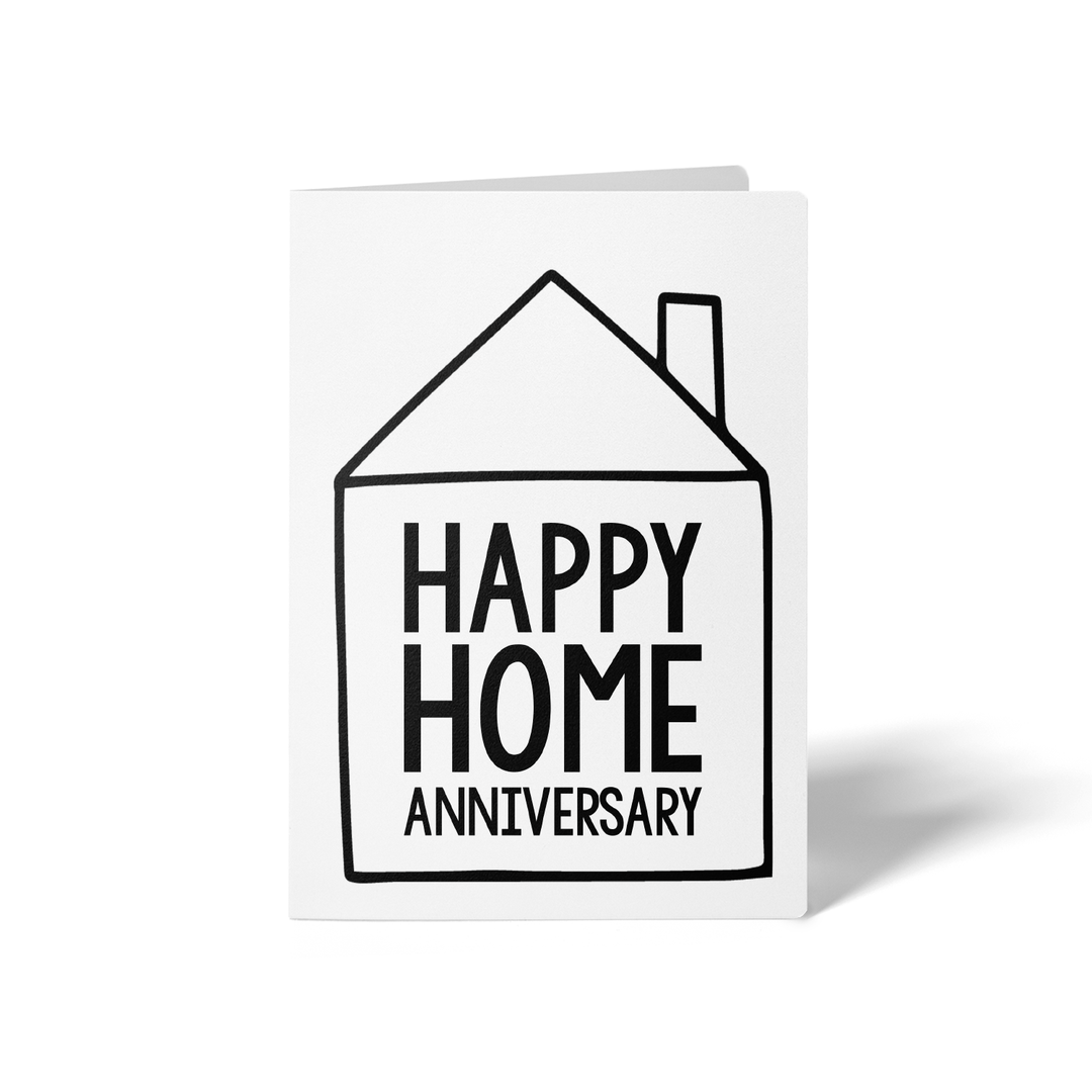 Set of Happy Home Anniversary Greeting Cards | Envelopes Included