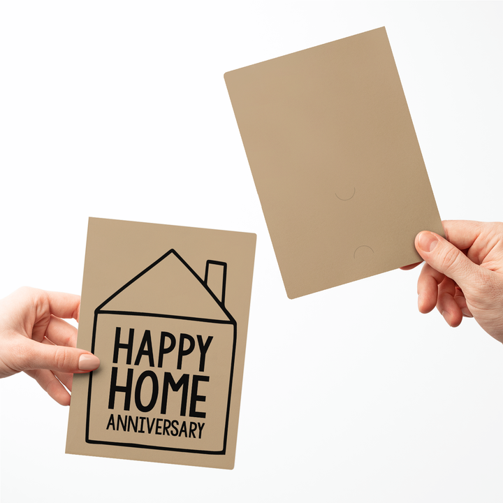 Set of Happy Home Anniversary Greeting Cards | Envelopes Included Greeting Card Market Dwellings