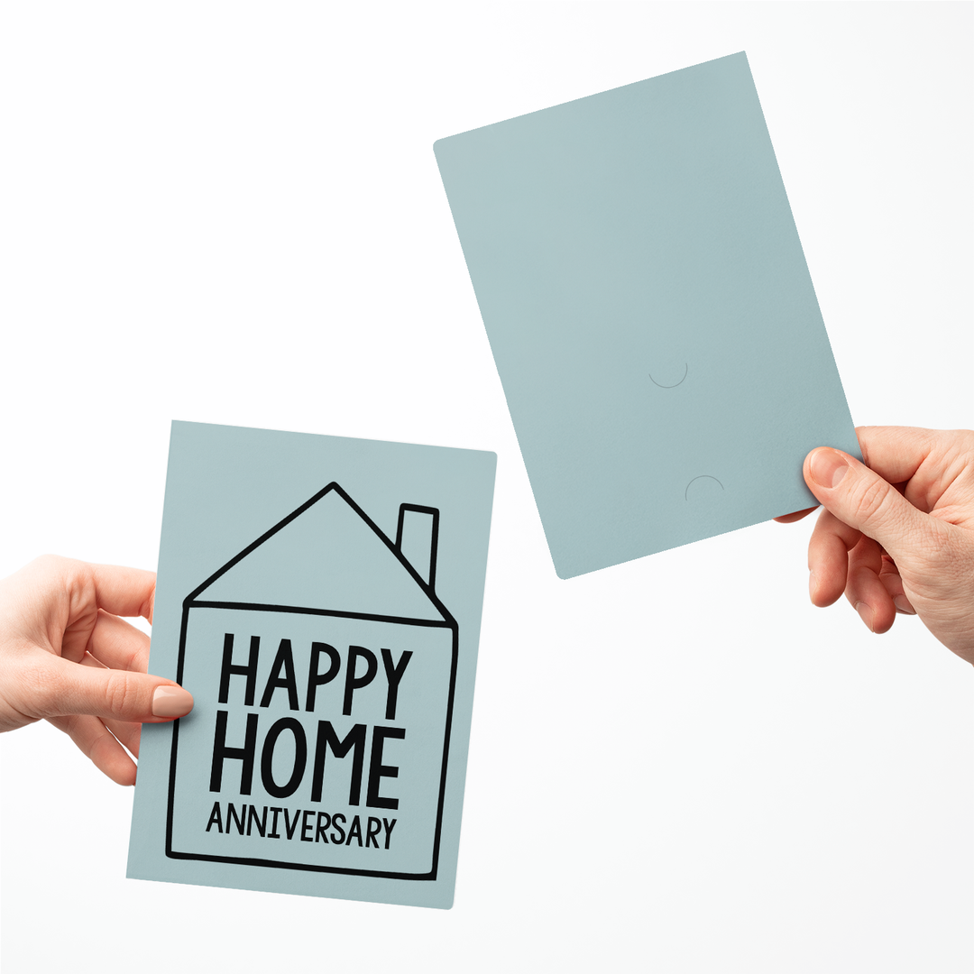 Set of Happy Home Anniversary Greeting Cards | Envelopes Included Greeting Card Market Dwellings