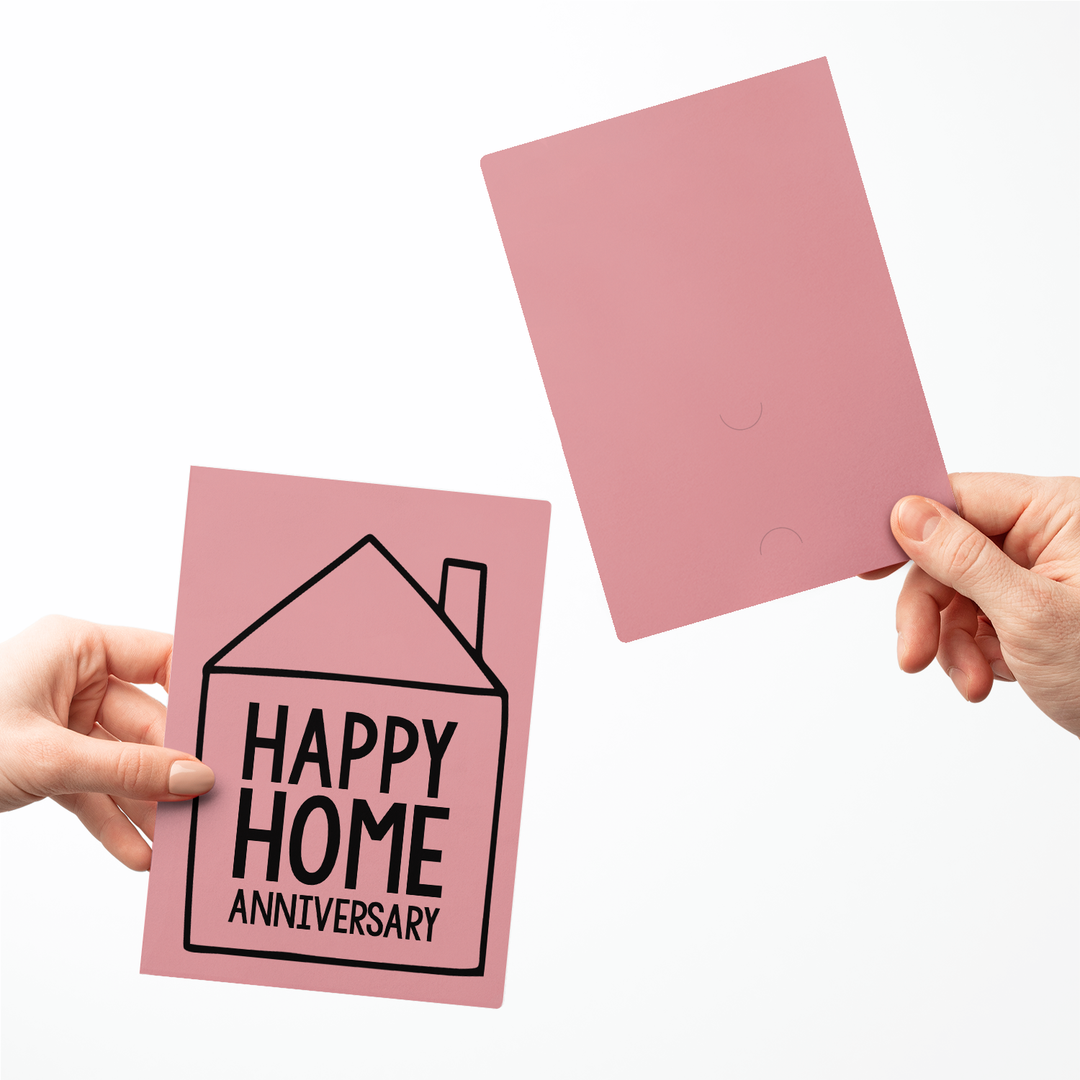 Set of Happy Home Anniversary Greeting Cards | Envelopes Included